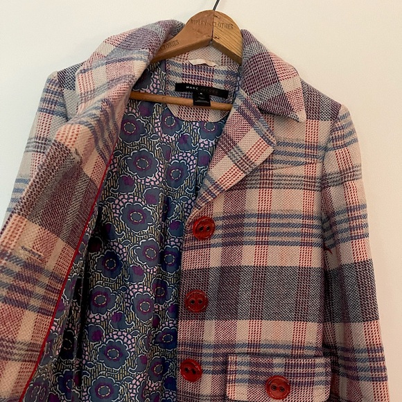 Marc Jacobs - Runway plaid wool coat mid 2000s - Picture 1 of 10